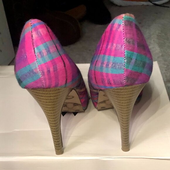Candies Pink High Heels/ 9 - Picture 3 of 5
